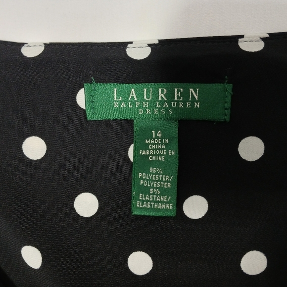 Lauren Ralph Lauren Sleeveless Lined Midi Dress. Size 14 NWT - Picture 7 of 9